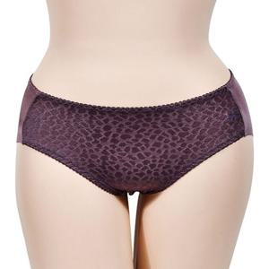 패턴 레오파드 햄라인 인견 여성 삼각팬티