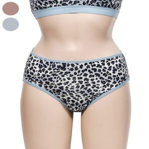 부드럽고 청량한 인견 호피패턴 삼각팬티