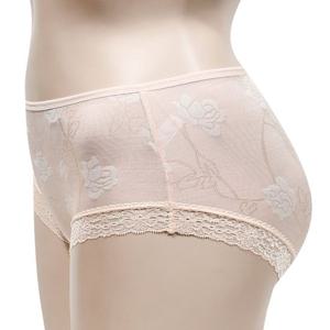 인견 자카드 원단 레이스 여성 삼각 팬티