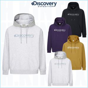 디스커버리 25FW 신상품 DXHD21054 남여공용 로고 그래픽 후드티셔츠 오버핏 커플티셔츠 HKRL