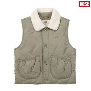 K2 가을 겨울 여성 실크스타 패딩 조끼/베스트/간절기/KWU24642YD