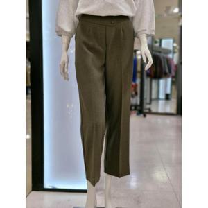 화이트호스 세이브존05 허리 단추 통 와이드 가을 바지 A43703