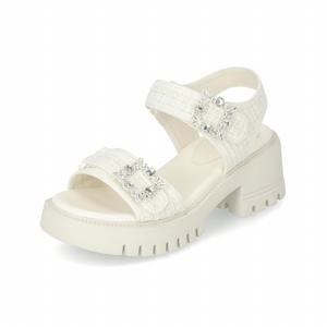 [엘칸토(여성화)]여성 트위드 청키 샌들 6cm (LCWW56U526)