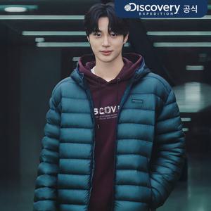 남성 올버트 후드 구스다운 경량패딩 (D/TURQUOISE)  DMDJ7I056-TQD