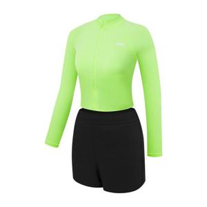 [아레나] 이니셜 레저 크롭 집업 래쉬가드 세트 A4BL1PS03LIM-IDG