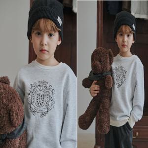 [빈]BZ57TS05GY 그레이 맨투맨 티셔츠