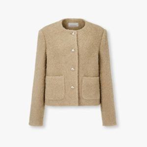 [보브]울 부클레 라운드넥 자켓 (7155410004)