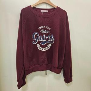 스테파니 HC07 마일 나그랑 크롭 맨투맨 A25TS5310