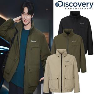 [디스커버리] 남성 하이넥 블루종 사파리 워크 자켓 DMWJ27054