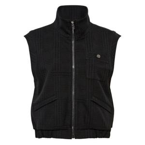 [와이드앵글]여성 CO 엘레강스 자카드 하이넥 베스트 L(WWU25671Z1)