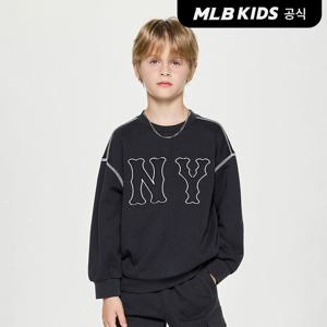 [MLB키즈 공식]25FW스트릿 베이직 쿠퍼스 빅로고 맨투맨 NY (D.Charcoal Grey) 7AMT
