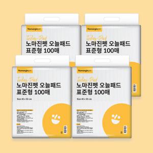 노마진펫 오늘패드 20g 400매 표준형/대형 강아지배변패드 초강력흡수