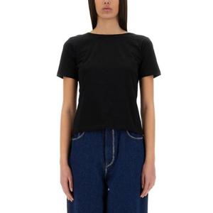 니나리찌 반팔 티셔츠 25PJTO029CO1094 U9000 black