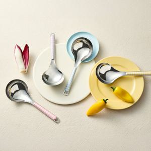 네바 316 유광 커트러리 체크 미니 국자