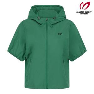 마스터바니  (421E3JP102) 여성 글로시 스트링 반팔 후드 점퍼