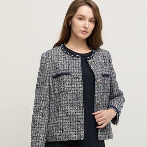 [요하넥스]진주장식 트위드자켓 J5C9J02