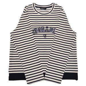 [안지크]스팽글스트배색티셔츠 AJ3TS1110