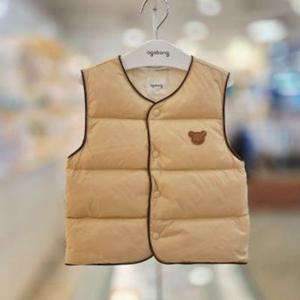 [아가방갤러리]아가방 다운 경량 리버서블 조끼 01S751303