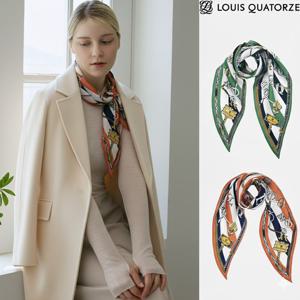 [루이까또즈(스카프)]루이스바로크 실크 마름모 스카프 2ESD053