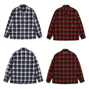 [내셔널지오그래픽]N234MPD040 플란넬 패딩 셔켓