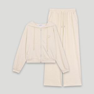 [코데즈컴바인] 자수 포인트 후드 집업 셋업 (CKC-XX390W9)