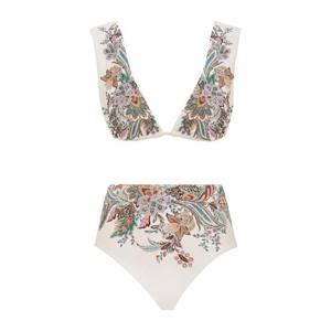 짐머만 플로럴 와이드 스트랩 비키니 4289WSS251 CRMMULPAI