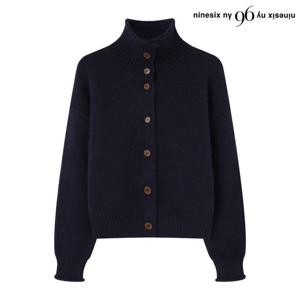 [나인식스뉴욕]하이넥 데일리 버튼업 니트 가디건 (NP4CK009L0)