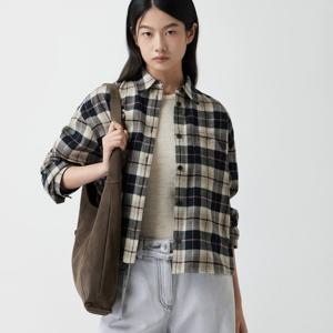 [주크] 루즈핏 체크 셔츠