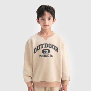 [아웃도어프로덕츠 키즈]바시티 컬러 블록 기모 맨투맨 (베이지) OD244IMM10_BEI
