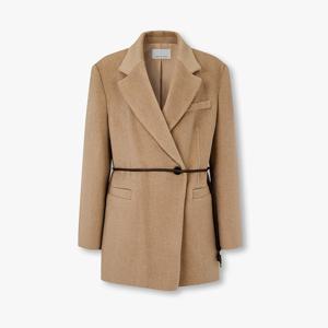 [보브]캐시미어 블렌드 벨티드 하프 자켓 (7155410002)