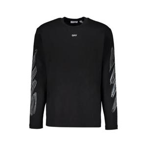 26 SS 오프화이트 패턴 긴소매 티셔츠 44MAB086G5J005 TP443749472