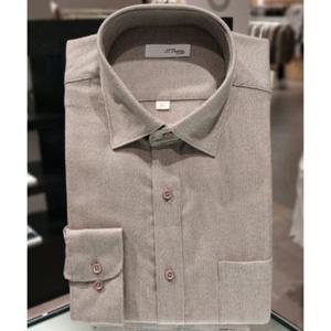 듀퐁셔츠 일반핏 긴팔 SE5FM11LS165SBE 베이지 기모 남자 선물