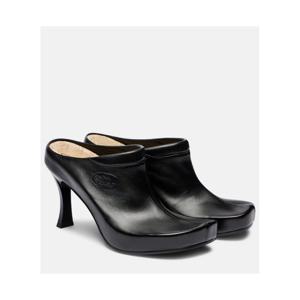 발렌시아가 x Scholl 80 레더 뮬 P01068059