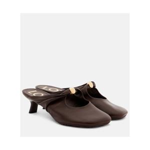 로에베 Pebble 45 레더 뮬 P01065992