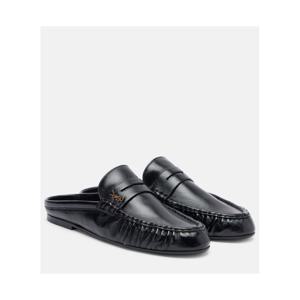 생로랑 Le Loafer 레더 뮬 P01098012