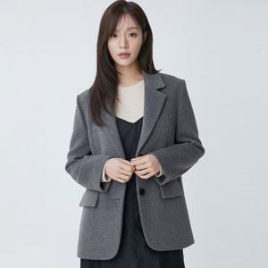 플라스틱아일랜드  (PR4WJ066) 테일러드 카라 싱글 자켓