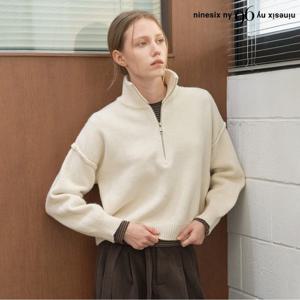 [나인식스뉴욕]데일리 반하이넥 하프 집업 긴팔 니트 (NP4KT029L0)