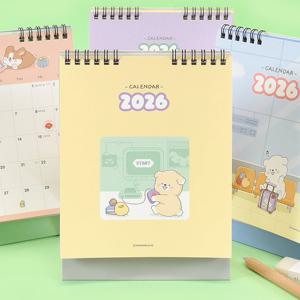 이리눕개 2026년 탁상 캘린더 5000 (랜덤) 달력