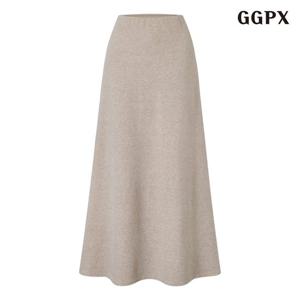 [GGPX] 기모 허리 밴딩 롱 스커트 (GPDWH006D)