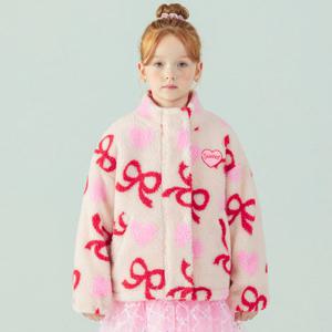 [아이러브제이] 리본리스 뽀글이 집업 JXWOU12