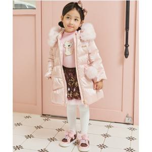 [프랜치켓] 신상품여아키즈겨울패딩 핑크 오리털 J/P Q55DBJ060P4