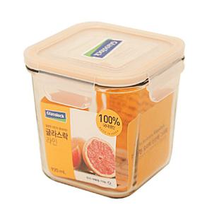 글라스락 라인 깊은정사각 920ml 밀폐용기 반찬통 반찬보관용기 반찬용기 보관용기 보관밀폐용기 유리밀폐