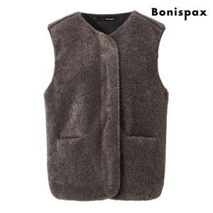 [보니스팍스]데일리 양털 포켓 윈터 베스트 (XP4VW006L0)