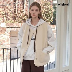 [위시드]양털 아웃 포켓 베스트 (WICDVT004)