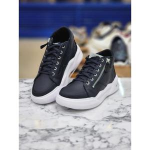 허시파피 세이브존05 여성 하이탑 지퍼 메가바운스 4Cm 스니커즈 GDLFP854