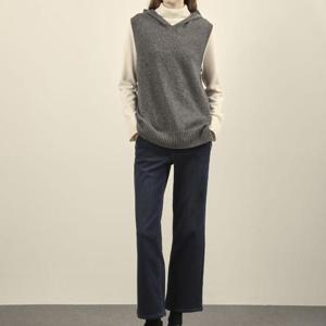 올리비아로렌 DP01 후드 니트 베스트 VVCBN4W9381