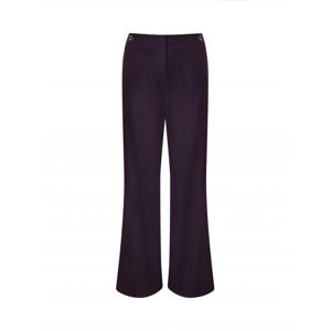 [더아이잗컬렉션]사이드 버튼 와이드 핏 슬랙스 팬츠 CRAA0SL391