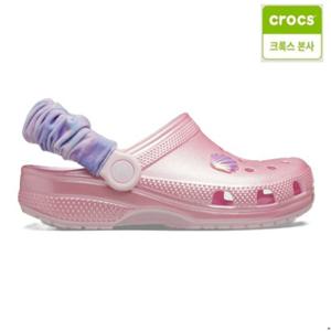 [크록스본사] 211975-6ZW 클래식 스크런치 쉘 클로그 키즈