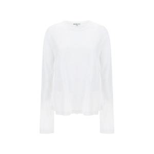 제임스펄스 오버사이즈 crepe 저지 롱 sleeve Tee WUC3843WHT TP565323714