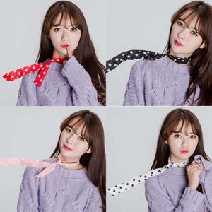 땡땡이무늬 장식용품 고정스카프 데일리스카프